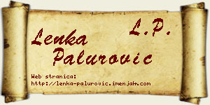 Lenka Palurović vizit kartica
